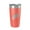 Coral, variant on Lake Kampeska Map Tumbler Travel Mug Insulated Laser Engraved Coffee Cup South Dakota 20 oz Coral