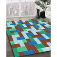 thumbnail image 3 of Ahgly Company Machine Washable Indoor Rectangle Transitional Purple Area Rugs, 6' x 9', 3 of 7