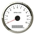 thumbnail image 4 of 12000 RPM Car Boat Tachometer Engine Tacho Gauge With LCD Hour Meter Digital Display Tachometer For Truck Motorcycle ,Wide Applicability, 4 of 7