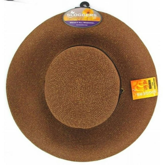 Sloggers Siz 1 Light Brown Wide Brim Braided Hat