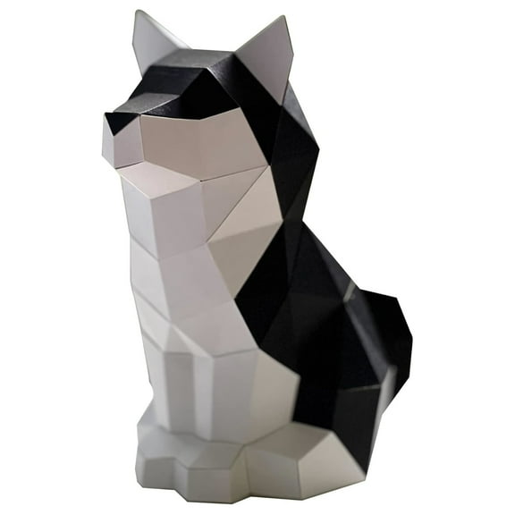 Mayde AskCreative 3D Puzzles, DIY Kits for Adults & Students, Easy-to-Assemble Papercraft (Husky Dog)