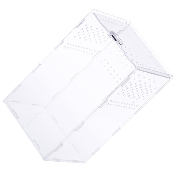 SWETRACE Spider Enclosure Reptile Habitat Breeder Boxes Transparent Acrylic 1 Set