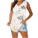 thumbnail image 2 of Puntoco Camisetas básicas sin mangas para mujer, blusa holgada informal con cuello en V a la moda de verano para mujer, 2 of 4