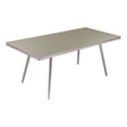 thumbnail image 2 of Pangea Home Chelsea 30" Modern Aluminum Dining Table in Slate Gray, 2 of 3