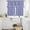 Lavender Purple, variant on Light Blue Teal Kitchen Curtains Sets for Windows 24 Inch Length, Retro Botanical Abstract Art Rod Pocket Window Treatments Tier Curtains and Valances Set for Bedroom/Bathroom