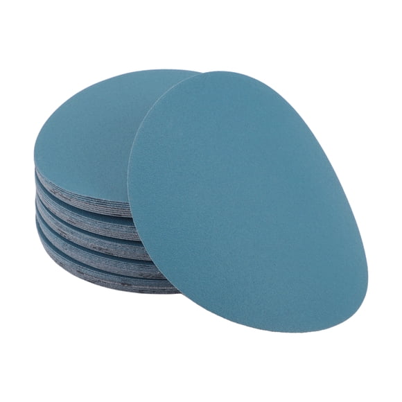 Discos de Lijado de Madera para Automóviles Unique Bargains 50 Pcs, Lijado Suave con Gancho y Bucle para Carpintería, Acabado Automotriz 7.09" 150 Grano Azul Alúmina de Circonio