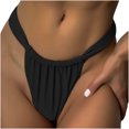 thumbnail image 1 of Bikini de cintura baja para mujer, traje de baño, calzoncillos sólidos, pantalones, bañadores Fridja  nalpqowj44335, 1 of 8