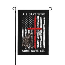 ALL GAVE SOMESOME GAVE ALL Garden Flag 12.5"x18" In A World Where You Can Be Anything Peace Flags - Inspirational Outdoor Decoration for Yard, Garden, or Home