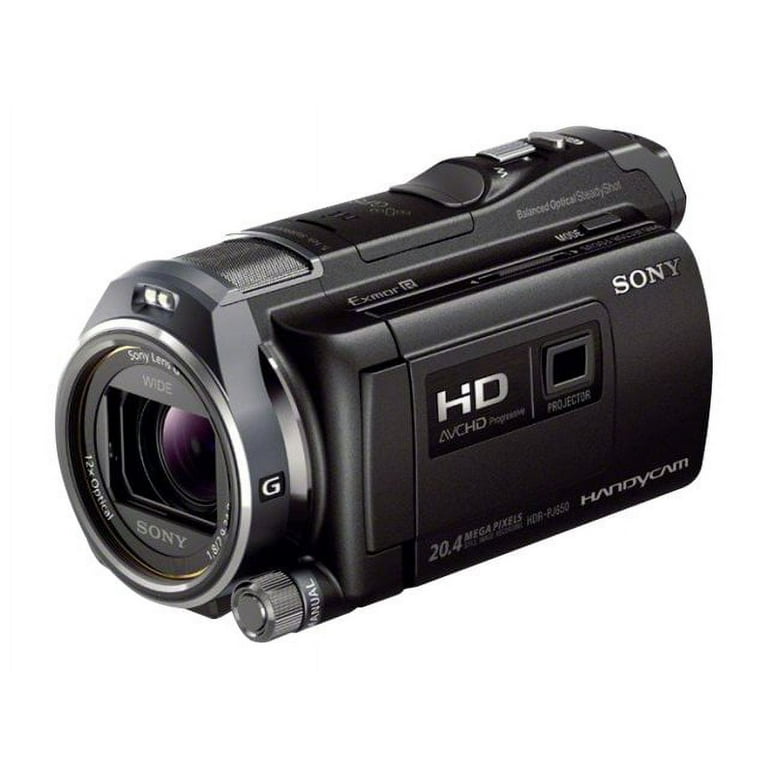 Sony Handycam HDR-PJ650V - Camcorder with projector - 1080p - 5.43