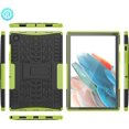 thumbnail image 2 of Funda protectora para Samsung Galaxy Tab A8 de 10,5 pulgadas 2021 (verde), doble armadura a prueba de golpes, resistente a caídas, funda protectora para niños adecuada para Samsung Galaxy Tab A8 de 10, 2 of 5