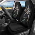 thumbnail image 2 of Xoenoiee Black Moose Elk Print Car Seat Covers Auto Interior Accessories Car Seat Front Bucket Seats Protectors Fit Most Cars SUV Sedan Truck Vans, 2 of 6