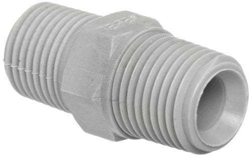 Gray Tefen Nylon 66 Hose Fitting 3/4 x 5/8 Hose ID Pack of 10 Coupling