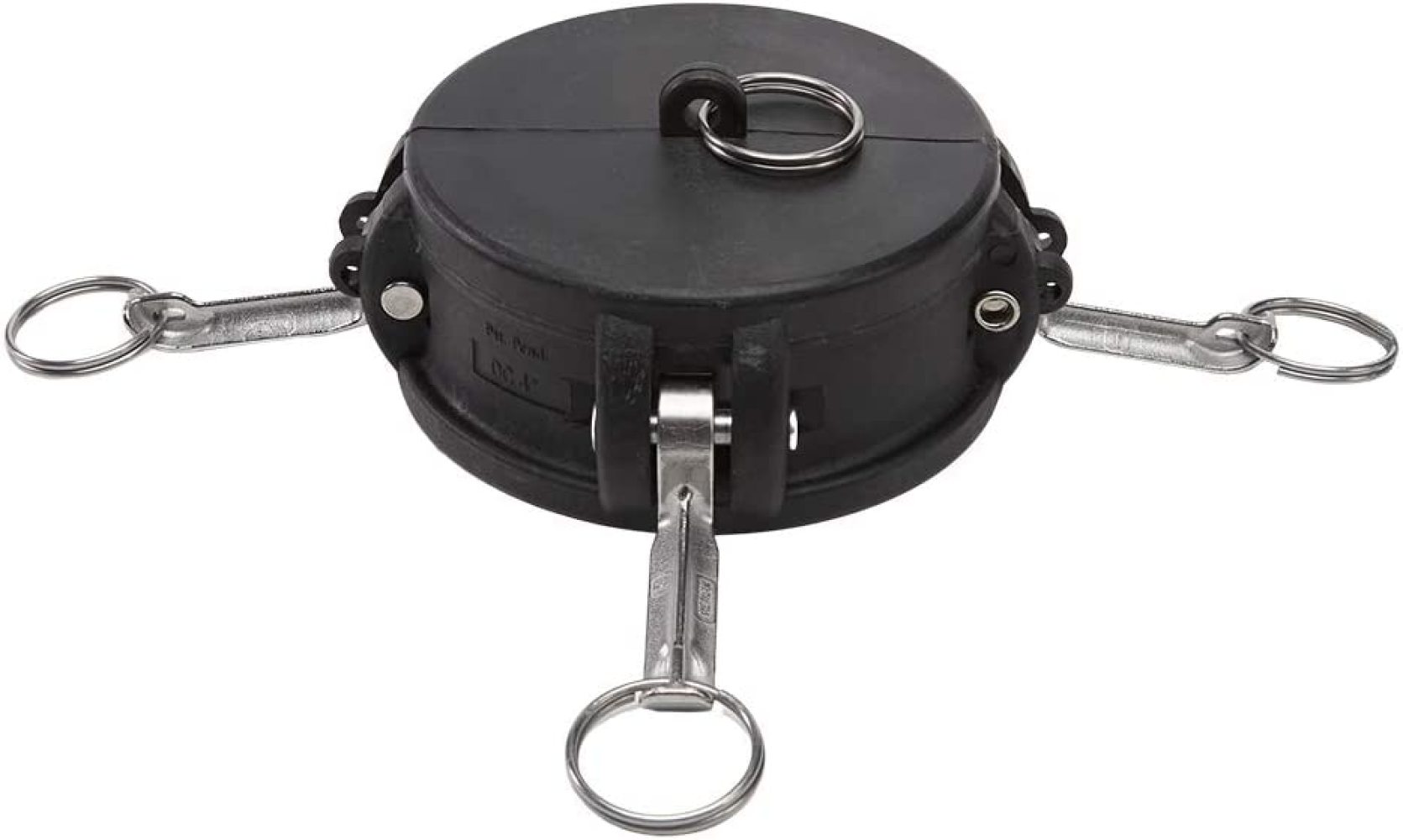 4 PVC Camlock Dust Cap Fittings Plastic (Poly) Type DC Female Cam Lock With Gasket