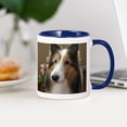 thumbnail image 3 of CafePress - Easter Sheltie Mug - 11 oz Ceramic Mug - Novelty Coffee Tea Cup, 3 of 4