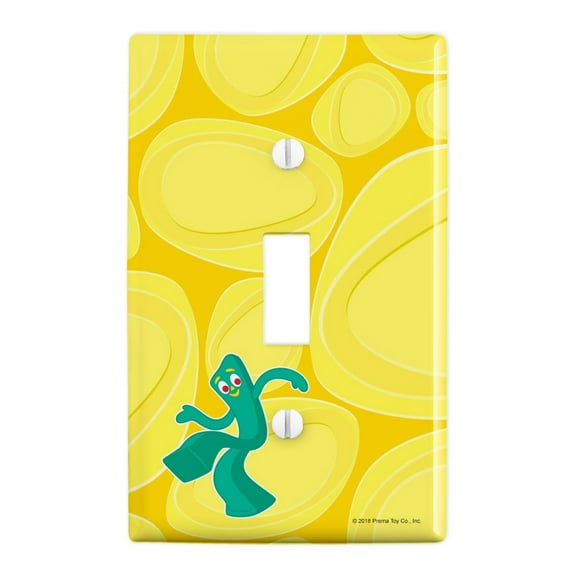 Get Your Gumby On Plastic Wall Decor Toggle Light Switch Plate Cover
