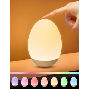 COSJM Egg-Shaped Baby Night Light, BPA Free