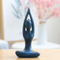 thumbnail image 1 of Personaje Yoga Chica Adornos Escultura Decoración para hogar Arte abstracto decorativo Estatuilla Estatua Dormitorio Oficina Estante Decoración de azul 3 Yotijar Figura de postura de yoga, 1 of 9