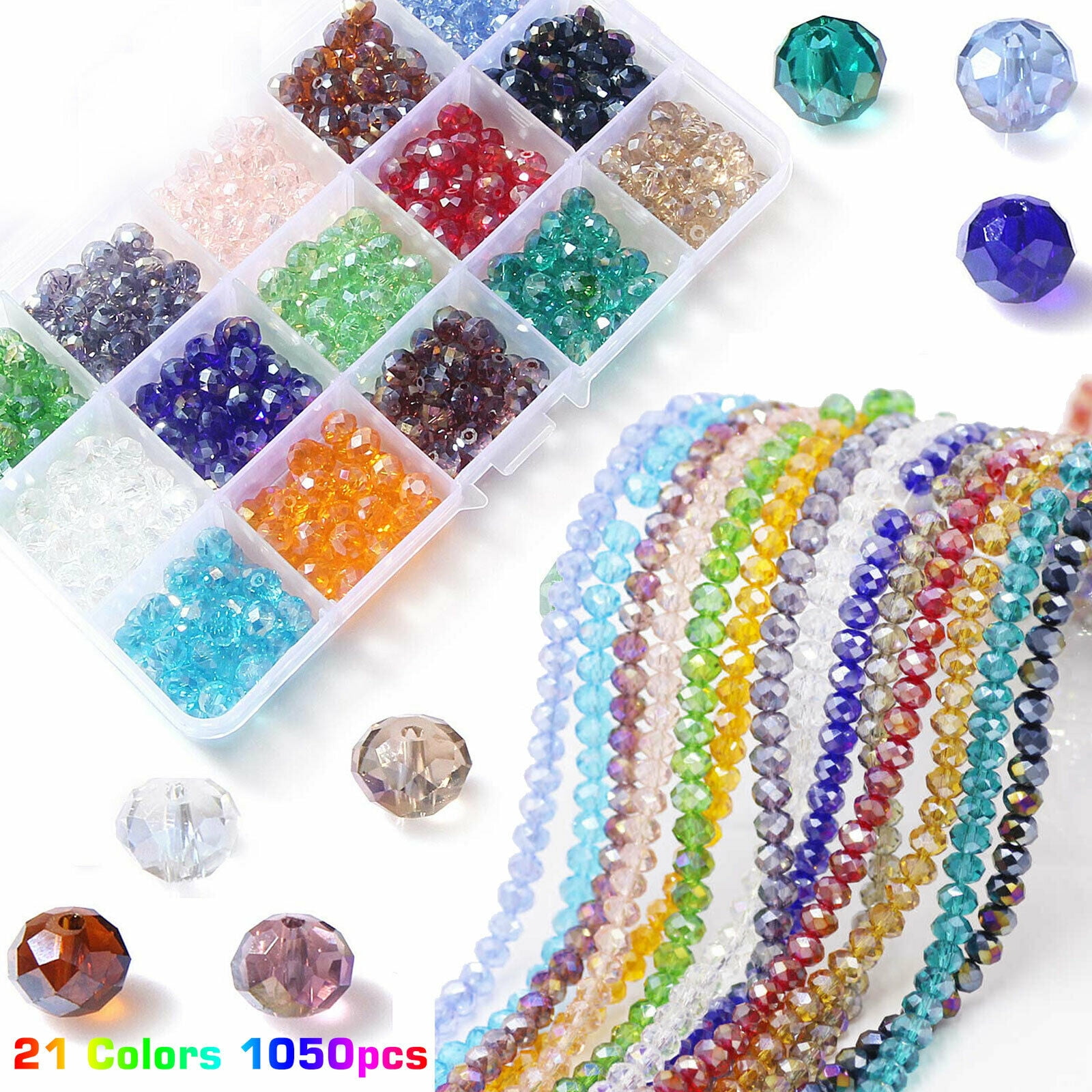 2000x 2mm Czech Glass Seed Round Spacer beads Jewelry Making 