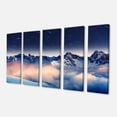 thumbnail image 2 of Milky Way Over Frosted Mountains - Impression sur Toile Paysage, 2 of 3
