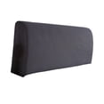 thumbnail image 4 of kowaku Bed Headboard Cover Bed Headboard Protector Removable Stretch Dustproof Modern Soft Bed Back Cover Upholstered Bed Head Cover Gray, 4 of 9