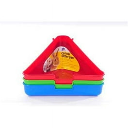 Kaytee Hi Corner Litter Pan for Ferrets Plastic Tray for Small Animal Waste Walmart