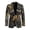 Autumn Camo Leaf Print, variant on Autumn Leaves Pattern Slim Fit Classic Fit Sport Coats, Single Button Polyester Blazers for Summer Business