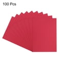 thumbnail image 3 of Uxcell Presentation Binding Covers Letter Size Leather Textured Grain Paper Un-Punched for Business Report Bright Red, 3 of 7