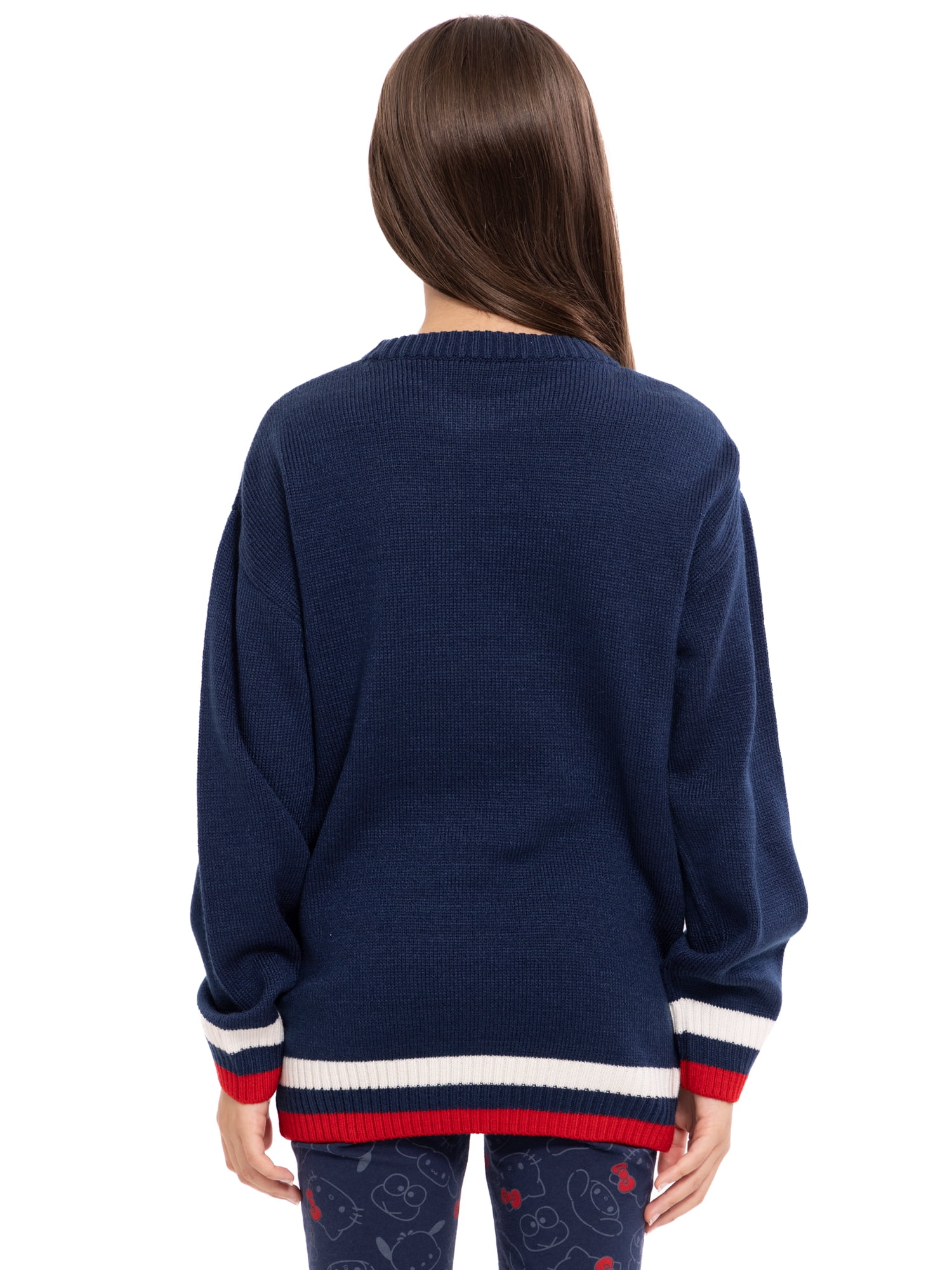 Wonder Nation Hello Kitty Girls Graphic Tunic Sweater with Long Sleeves, Sizes 4-18