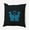Unreal Teal, variant on 16" x 16" Simply Daisy Halloween Cats Polyester Accent Pillow, Unreal Teal Qty 1
