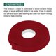 thumbnail image 3 of Uxcell cinta sesgada de doble pliegue de 5/8 pulgadas, cinta continua a granel de poliéster para coser, unir, acolchar, dobladillar y manualidades (rojo vino, 10 yardas), 3 of 7