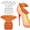 Crystal&Orange, variant on Heel Grips Liner Inserts with Heel Cushions, Heel Protector Insoles to Prevent Heel Blister and Slip, Heel Pads Filler for Loose Shoes Too Big, Improved Shoe Comfort and Fit