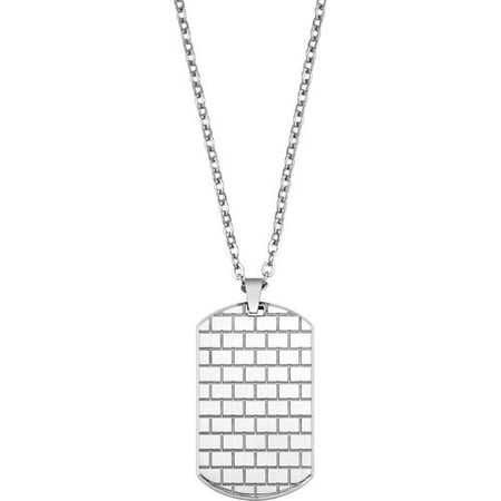 Brick Stainless Steel Dogtag