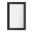 thumbnail image 5 of GODCHAR Framed Tempered Glass Bathroom Vanity Rectangular Mirror 24"x16", Black, 5 of 9