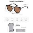 thumbnail image 5 of Gafas de Sol SOJOS Retro Redondas Polarizadas SJ2368 para Mujer/Hombre, 5 of 5