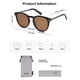thumbnail image 5 of Gafas de Sol SOJOS Retro Redondas Polarizadas SJ2368 para Mujer/Hombre, 5 of 5