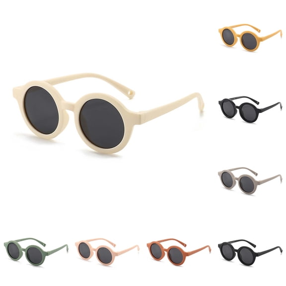 VOUZZA Baby Polarized Sunglasses Flexible Silicone Frame UV400 Protection Sunglasses Outdoor Daily Square Eyewear for Toddlers 0-3Y
