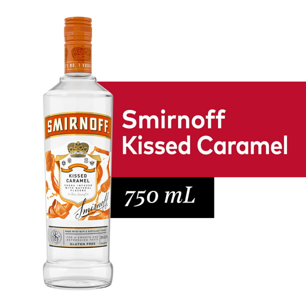 Smirnoff Kissed Caramel 60 Proof (Vodka Infused with ...