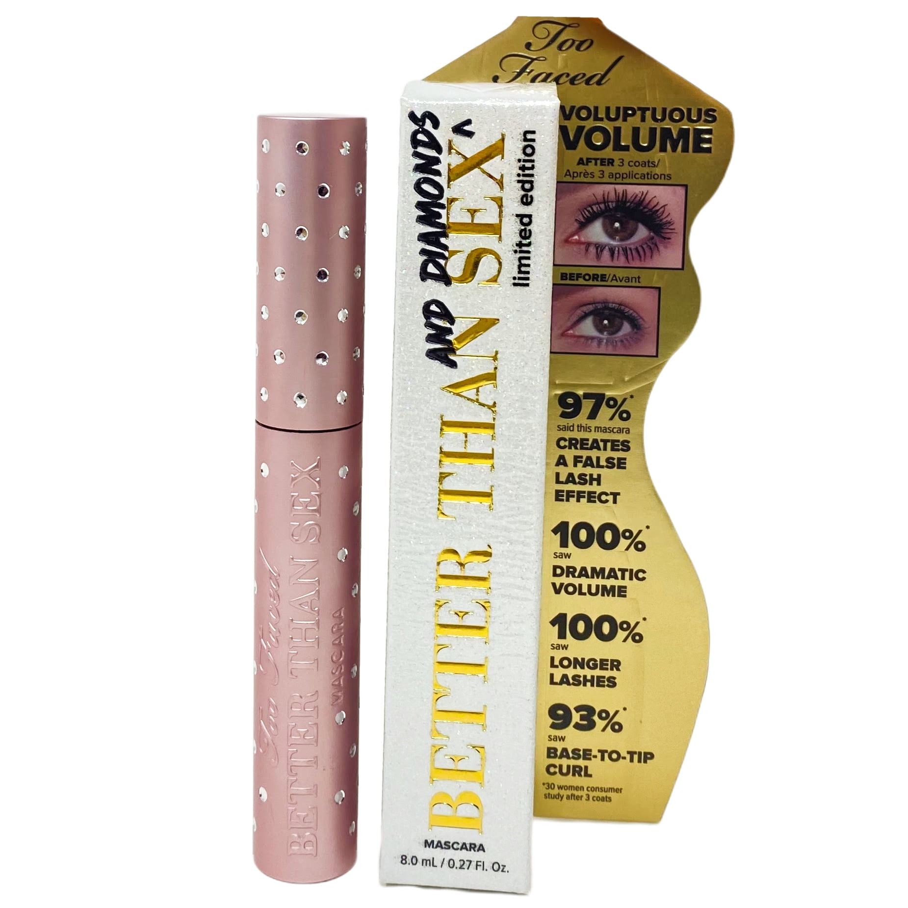 Too Faced Better Than Sex And Diamonds Limited Edition Mascara 8 mL