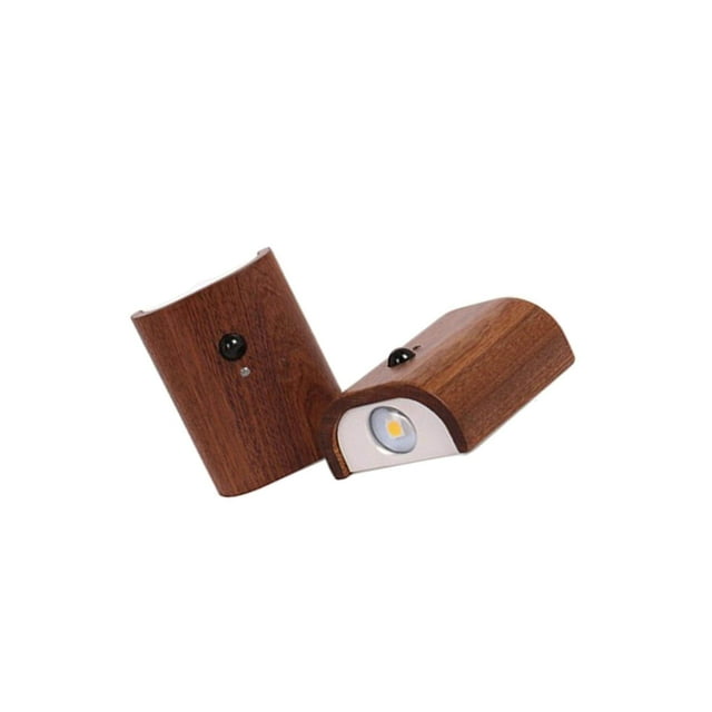 LED Wall Lights Motion Sensor Outside Balcony Wall Sconce Lighting Modern Lamp Fixtures Red Brown