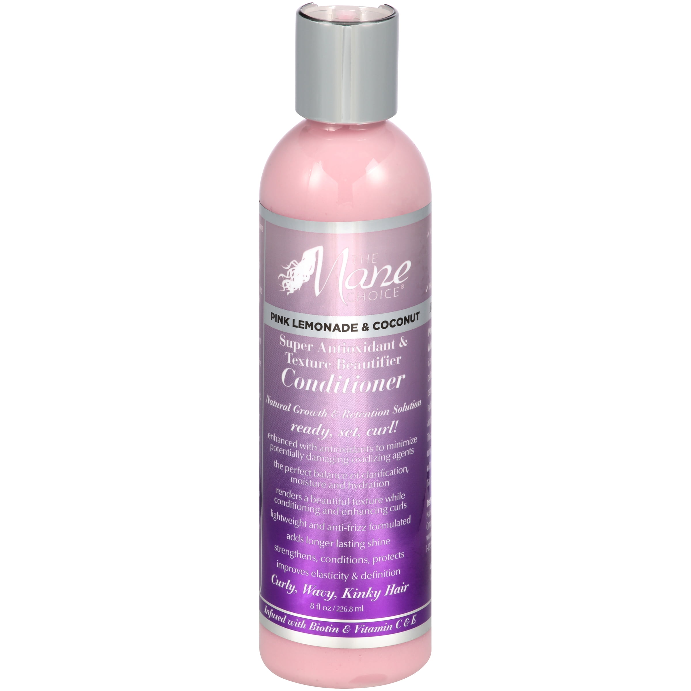 The Mane Choice Pink Lemonade & Coconut Moisturizing Shine Enhancing Daily Conditioner with Biotin, Aloe & Vitamin E, 8 fl oz