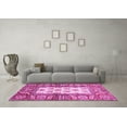 thumbnail image 3 of Ahgly Company Indoor Square Oriental Pink Traditional Area Rugs, 6' Square, 3 of 4