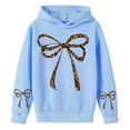 thumbnail image 2 of Hoodies for Kids Clothes Girls Print Kids Hooded Sweatshirt Girls Boys Pullover Top with Drawstring for Holiday Season, 2 of 5