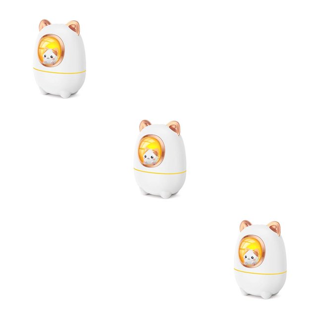 Naiovety Humidificador de aire de gato de dibujos animados, difusor de Perfume de planta de estilo bonito con luz nocturna, enfriador de recarga Type3 NO3