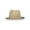 Natural Straw w/ CSI Sky, variant on Straw Fedora, Women's, Pink