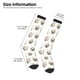 thumbnail image 2 of Fotbe Pugs Calcetas Divertidas Estampadas para Hombre y Mujer, Calcetas de Algodón hasta la Rodilla para Caminar, Correr, Enfermería y Embarazo, 2 of 6
