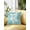 Teal Green, variant on Outdoor Pillows Waterproof, Grey Coastal Throw Pillows with Inserts Included, Beach Starfish Nautical Coral Shell Summer Indoor Outdoor Decorative Lumbar Pillow for Bed/Couch/Patio 16"x16", 1Pcs