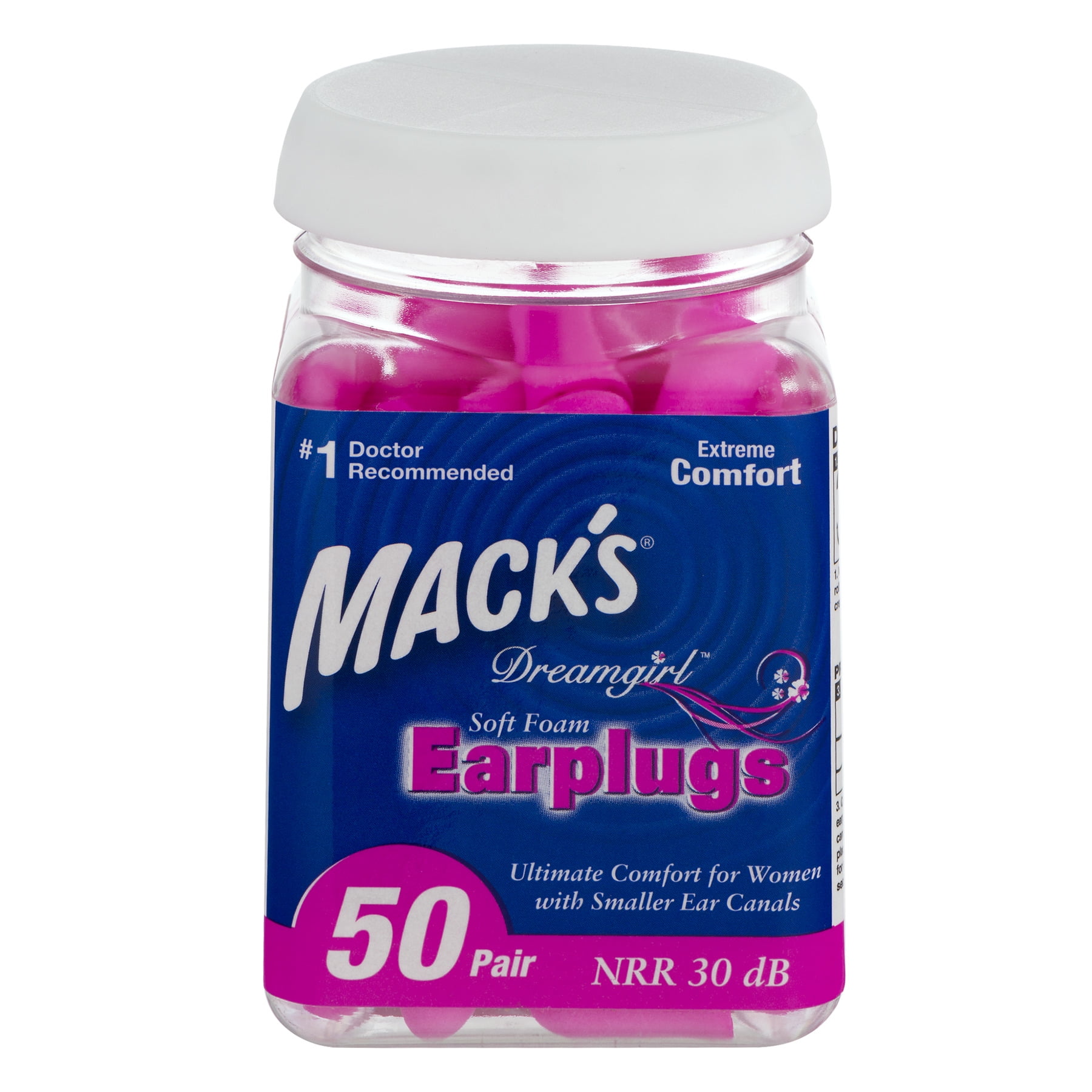 10 Paar Mack's Earplugs Biker's Noisy oder Dreamgirl Ohrenstöpsel in pink 