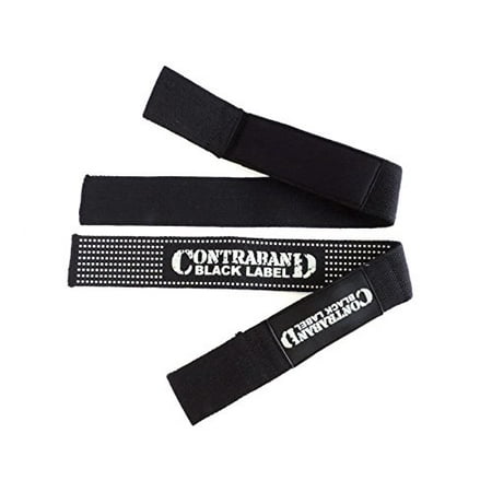 Super Grip Strap Pad - Contraband Black Label 2020 Padded Cotton Lifting Straps w/Silicone Injection Grip