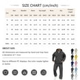 thumbnail image 3 of MLQIDK Mens Sweatsuits Fleece Zip up Hoodie and Sweatpants Workout Gym Jogging Sweat Suits Lounge Outfit Big and Tall Casual Athletic Tracksuits 2 Piece Set Winter Suit Sets Light Blue L, 3 of 4