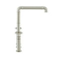 thumbnail image 6 of Avallon Pro Widespread Kitchen Faucet with Side Sprayer in Brushed Nickel, 6 of 12